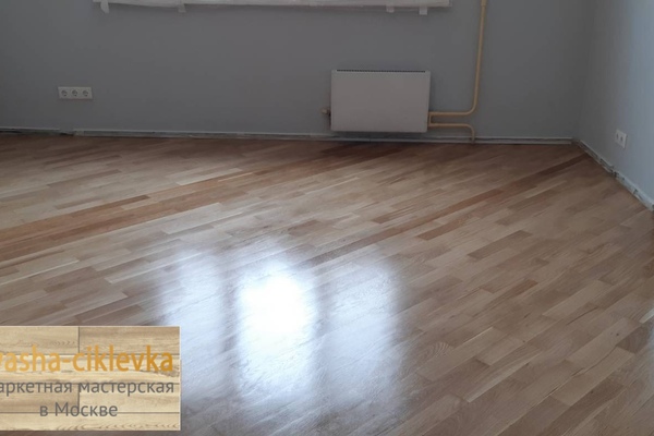шлифовка паркета после
